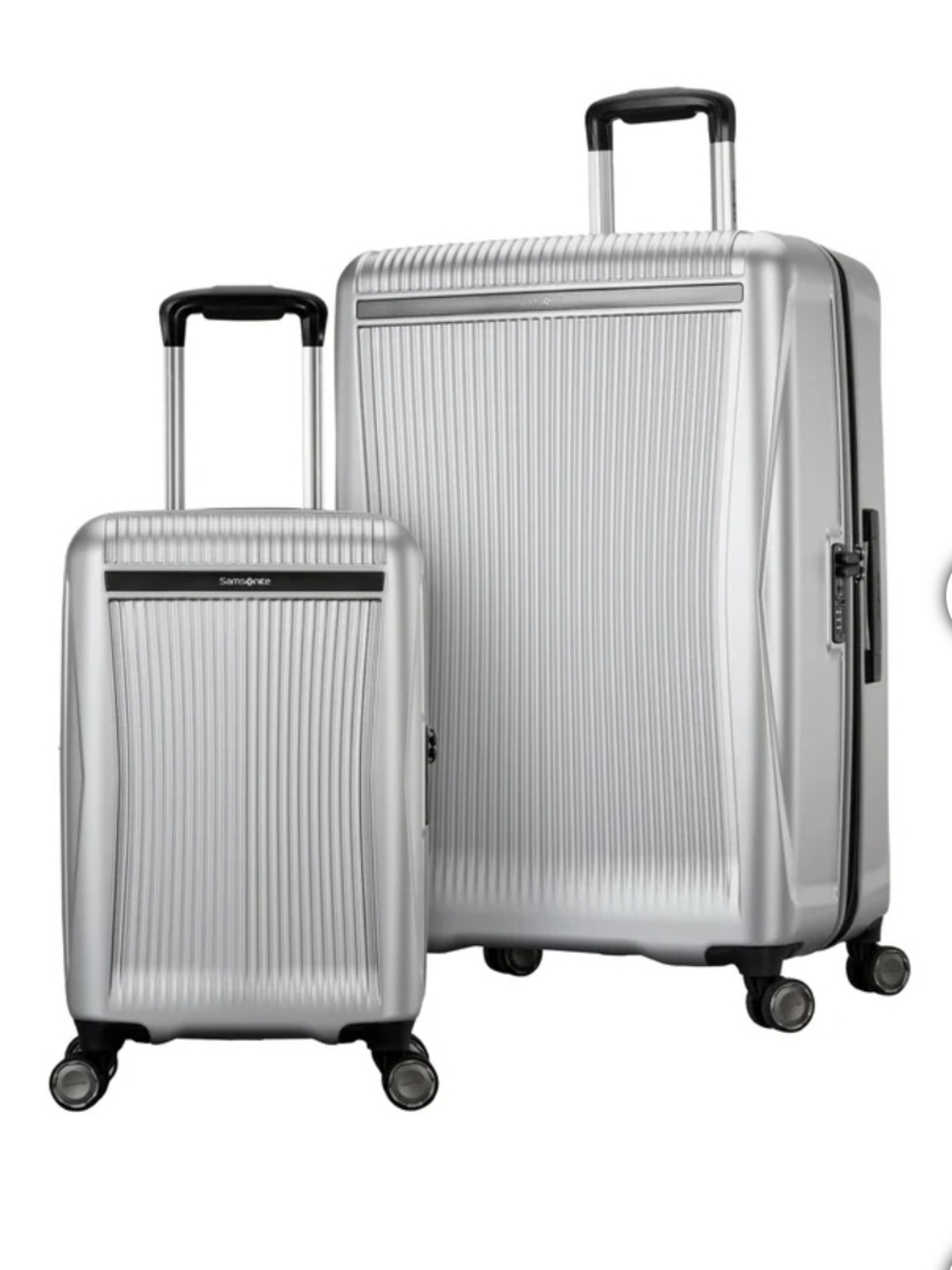Samsonite Silver Hard-Shell 2-Piece Spinner Luggage Set